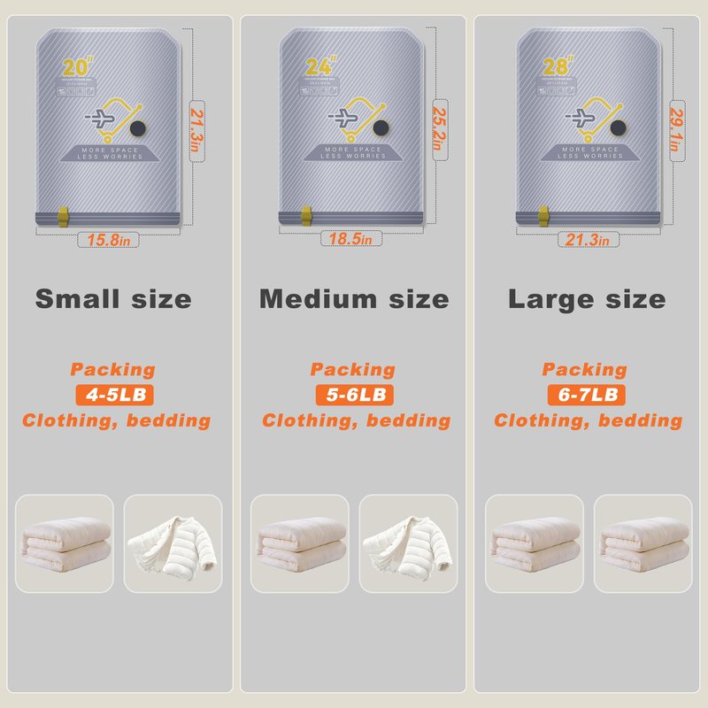 15-Pack Vacuum Bags for Travel with Wireless Rechargeable Pump, Carry-on Size Compression Packing Bags for Luggage & Suitcase, Space Saver for Clothes & Clothing, 15 Combo Travel Size, Fast 3S Vacuum
