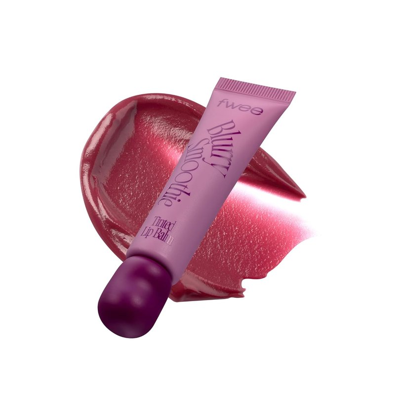 Blurry Smoothie Tinted Lip Balm - Acai Blueberry | Hydrating Glossy Balm, Sheer-Tinted Finish, 9.5g