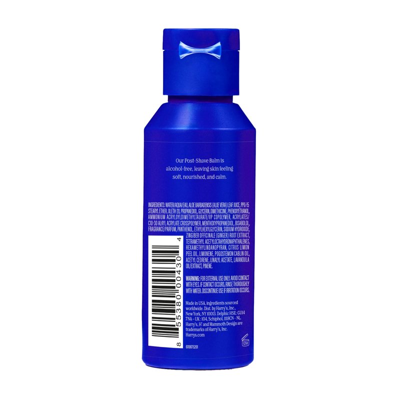 Harry's Post-Shave Balm for Men with Aloe - (2 Pack) 3.4 fl oz - Calms and Soothes Skin After Shaving - TSA Approved Travel Essentials
