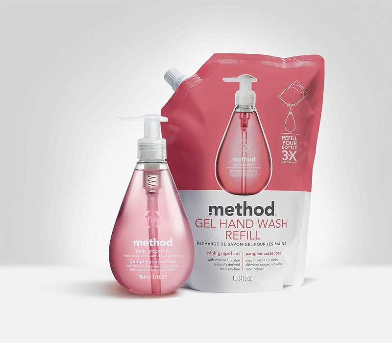 Method Gel Hand Soap Refill - Sweet Water Scent | 34 Fl Oz (Pack of 6)