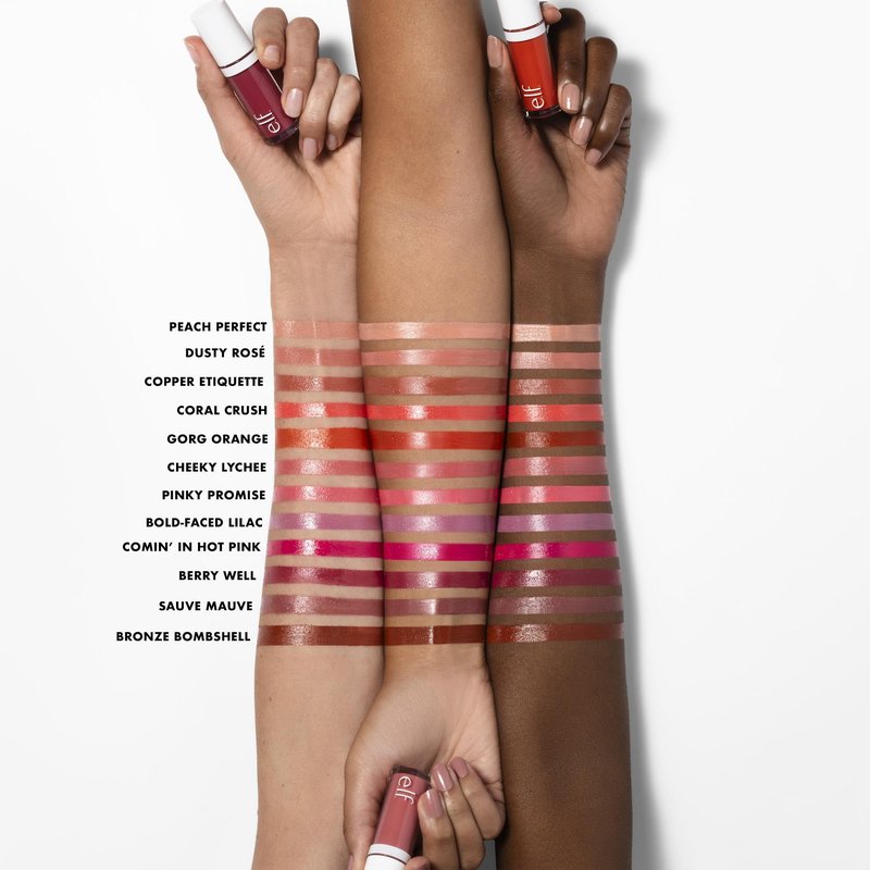 e.l.f. Camo Liquid Blush, Long-lasting Liquid Blush For High-pigment Color, Creates A Soft, Dewy Finish, Vegan & Cruelty-free, Cheeky Lychee