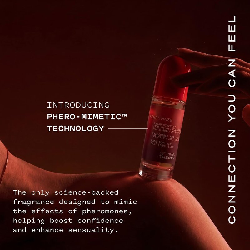 Hannah Women's Pheromone Roll-On Perfume Oil | Spicy Sweet Vanilla Amber & Dark Rum - Lasts 3 Hours