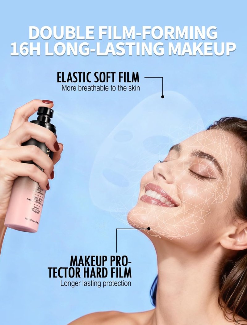 Anglicolor Matte Setting Spray - Long Lasting Face Mist for Oil Control | 6.42 Fl. Oz Hydrating Formula