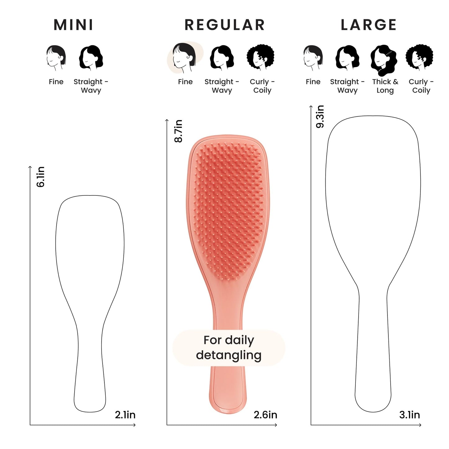 Tangle Teezer Fine Ultimate Detangler Brush, Dry & Wet Hair Brush to Detangle & Reduce Breakage for Fine Hair Types, Amazon Exclusive Sweet Cinnamon