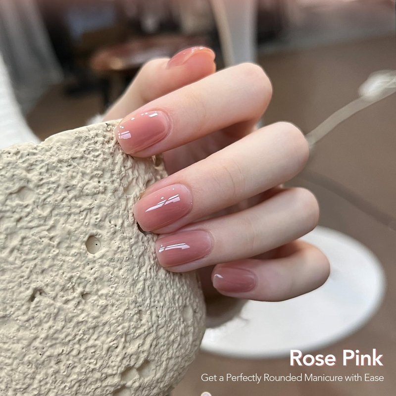 GAOY 4-in-1 Colored Builder Base Gel - 30g Nude Pink Natural Jelly for Long-Lasting Nails | Soak Off UV Cure