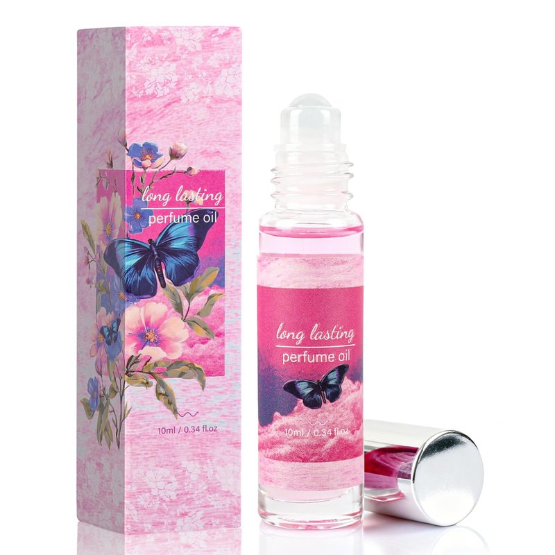 Jgppe Pheromones Perfumes for Women - Floral & Fruity Roll On Perfume Oil, 10ml Travel Size Long-Lasting Pheromone Perfume Oil, Vegan, Alcohol-Free, Perfume Gift for Women (1PC)
