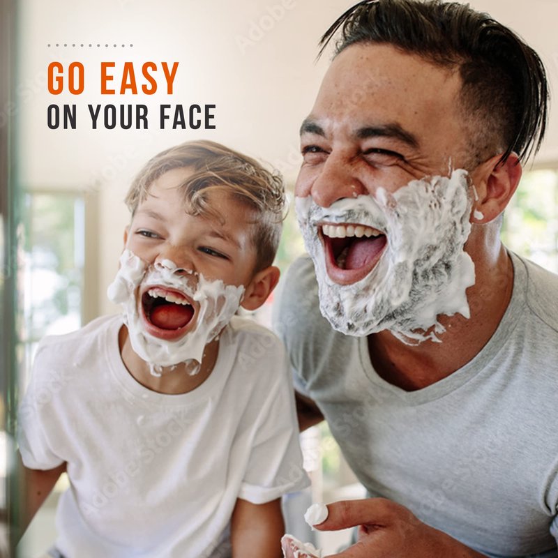 Edge Shaving Gel for Men, 9.5oz, 2 Pack Mens Shave Gel with Aloe, Mens Shaving Cream Sensitive Skin Shave Gel - Moisturizes, Protects, and Soothes