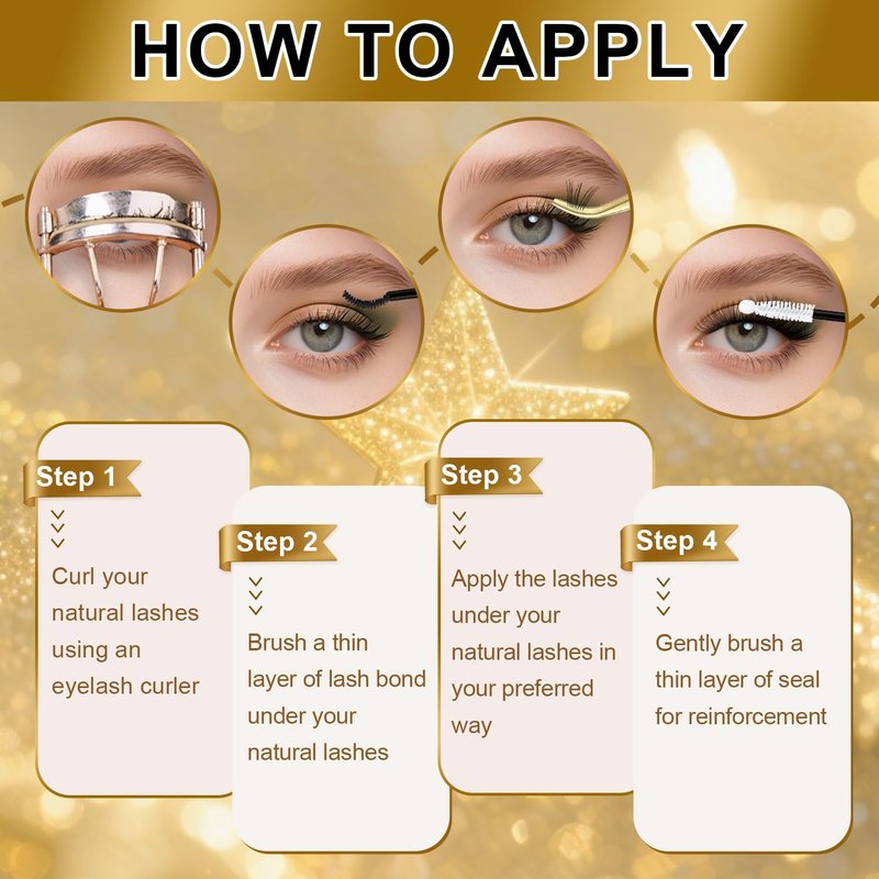 FEEGO Eyelash Extensions Kit Lash Clusters DIY Lash 280pcs 9-16mm Individual Lashes Clusters 20D 30D D Curl Eyelash Extension Kit Individual Lashes, Lash Bond, Seal Glue, Remover (2030D Charming Kit)