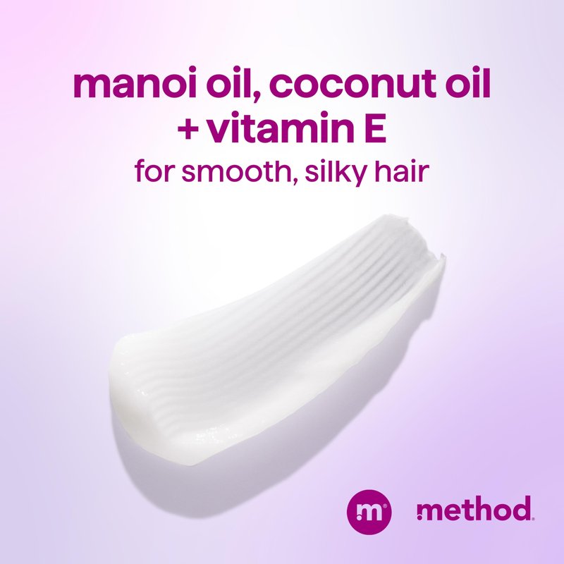 Method Smoothing Conditioner, Serene Escape – for Curly Hair, Nourishes and Softens, Safe for Color-Treated Hair - Sulfate-Free and Cruelty-Free, 13.5 oz