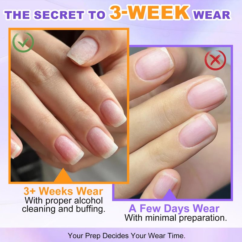 NXJ INFILILA Nail Glue, Professional Brush On Nail Glue, Nail Glue for Acylic Nails, Nail Glue for Press On Nails Fasle Nails Fake Nails Tips Glue Adhesive Long Lasting 7ML/0.23OZ
