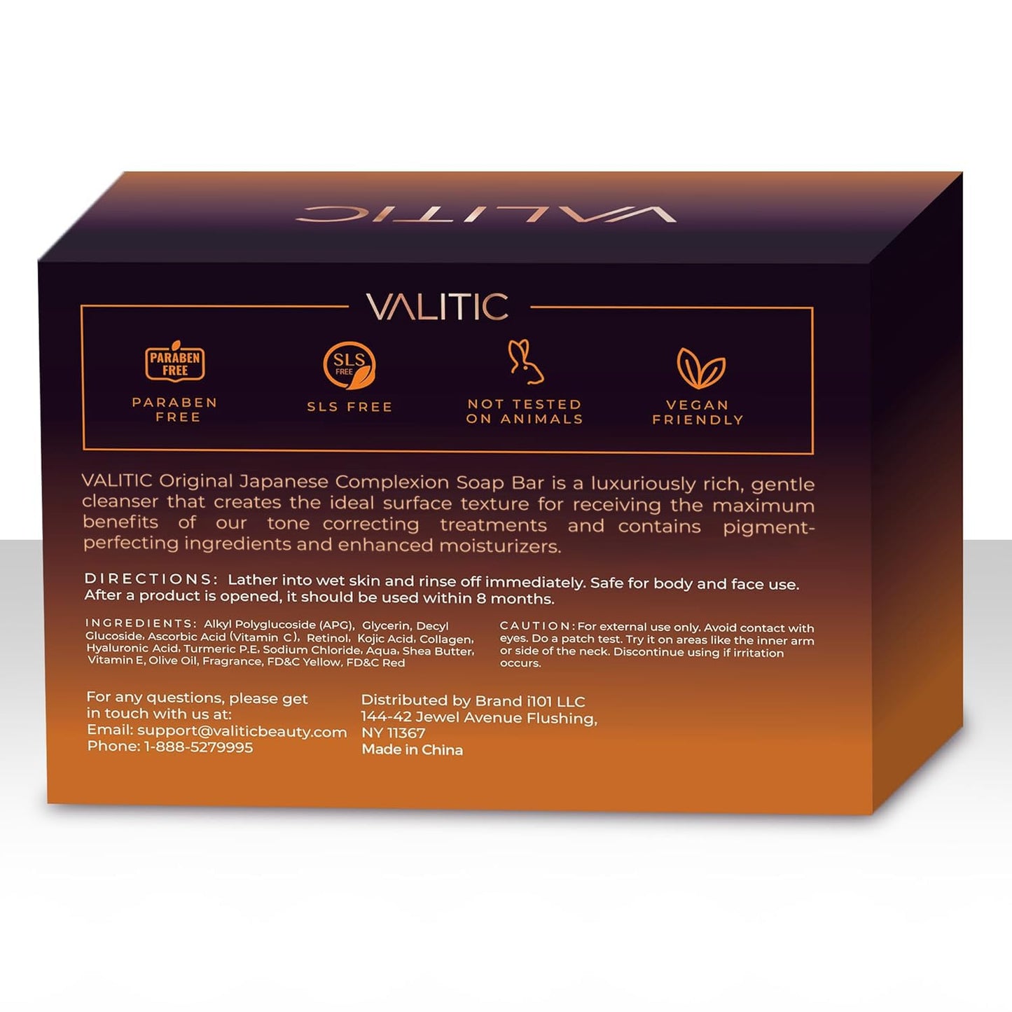 VALITIC Kojic Acid & Turmeric Dark Spot Corrector Soap - Skin Brightening Duo | 2 Bars & 200 Melting Sheets