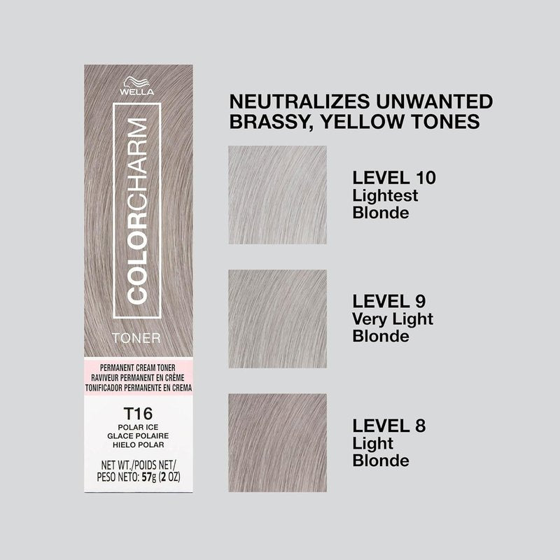 COLORCHARM Permanent Crème Hair Toner - Paraben-Free, Gluten-Free & Cruelty-Free | 2 oz