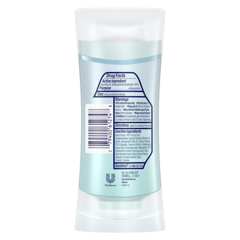 Degree Antiperspirant Deodorant Stress Control 72-Hour Sweat & Odor Protection Antiperspirant for Women with Body Heat Activated Technology 2.6 oz