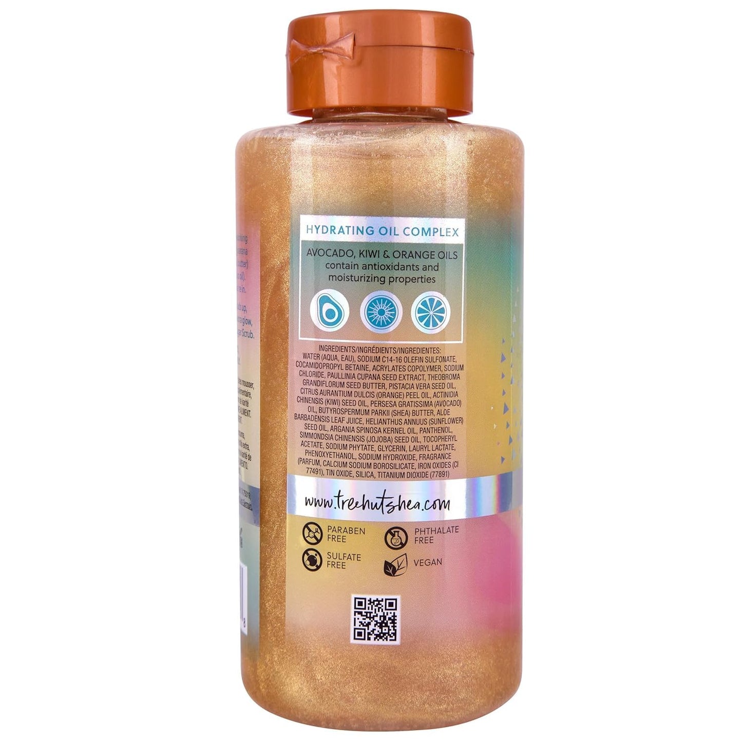 Tree Hut Tropic Glow Body Wash, Hydrating & Moisturizing Shower Gel with Shea Butter & Essential Oils, Soft Smooth Glowing Skin, Gentle Cleanser For All Skin Types, Self Care Gifts for Women, 18 Fl Oz