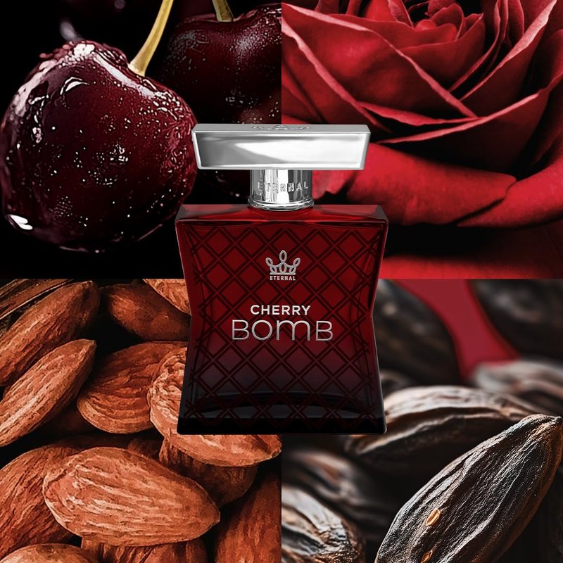 Eternal Fragrance - Eternal Cherry Bomb - Inspired by Lost Luxury Cherry Perfume - 3.4 oz (100ml) - Eau de Parfum - Long-lasting - Vegan - Clean Ingredients - Unisex Perfume - 2000 sprays per bottle