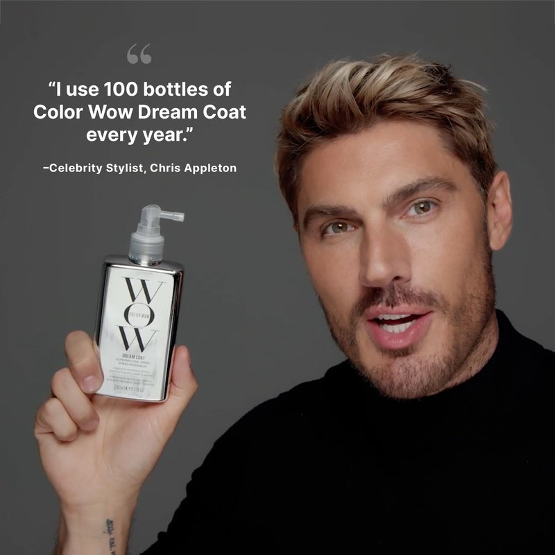 COLOR WOW Dream Coat Supernatural Spray, 6.7 Fl Oz – Keep Your Hair Frizz-Free and Shiny No Matter the Weather with Award-Winning Anti-Humidity Treatment