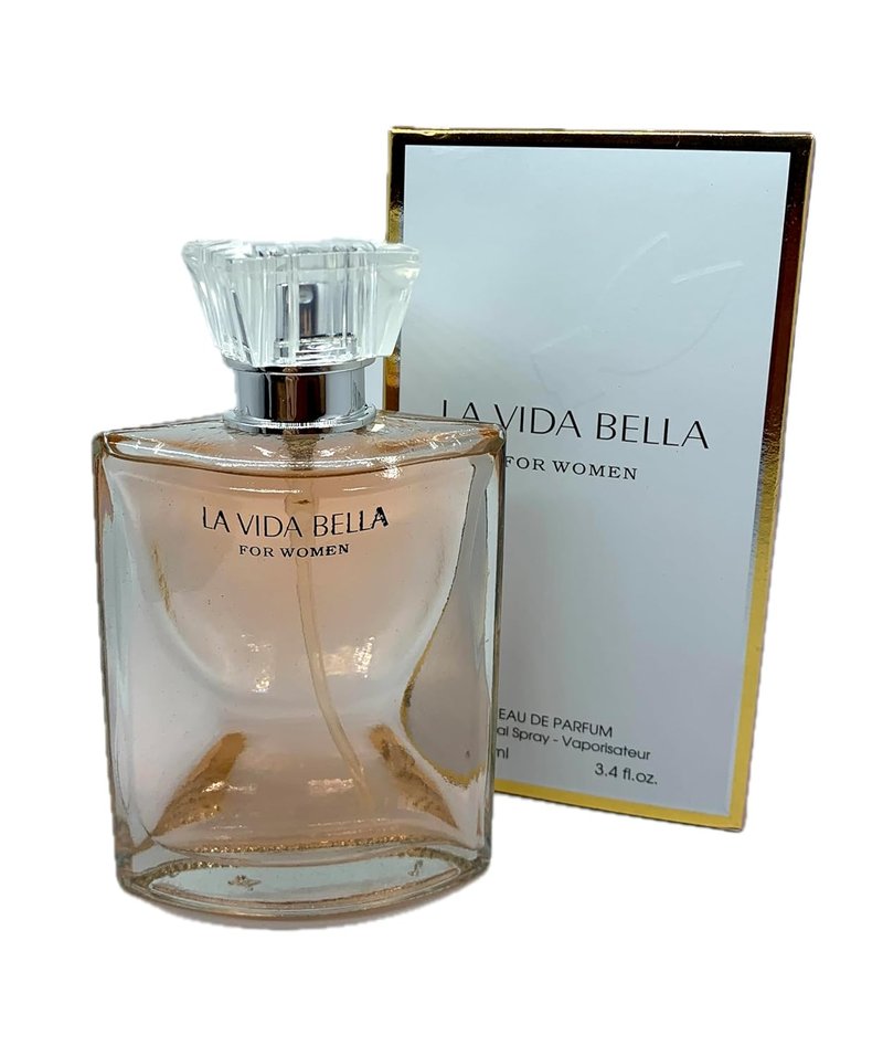 La Vida Bella Women's Cologne - 3.4 Fl. Oz. Eau de Parfum Spray | Elegant Fragrance for Daily Wear
