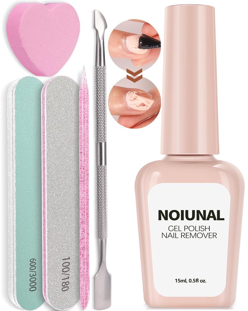 Skiennix Gel Nail Polish Remover - Easy & Safe 15ML Kit for Quick Removal in 2-5 Minutes