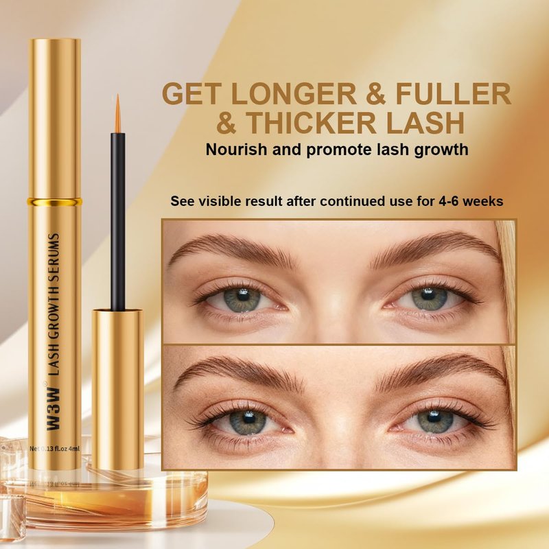 Eyelash Growth Serum - Nourishing Formula for Longer, Fuller Lashes | 4ML Gold