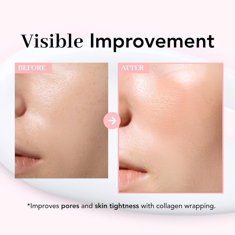 Collagen Peel Off Mask - Korean Hydrolyzed Collagen & Peptides | Travel Size 0.81 oz for Glass Skin
