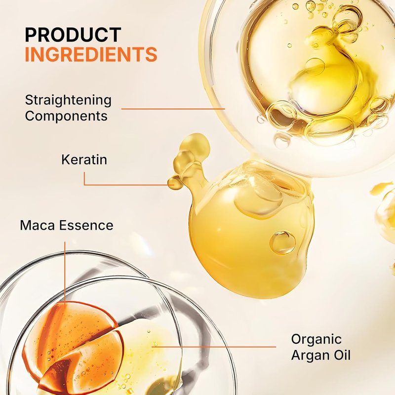 Karseell Maca Essence Hair Treatment Kit - 12 Weeks of Professional Straightening for All Hair Types