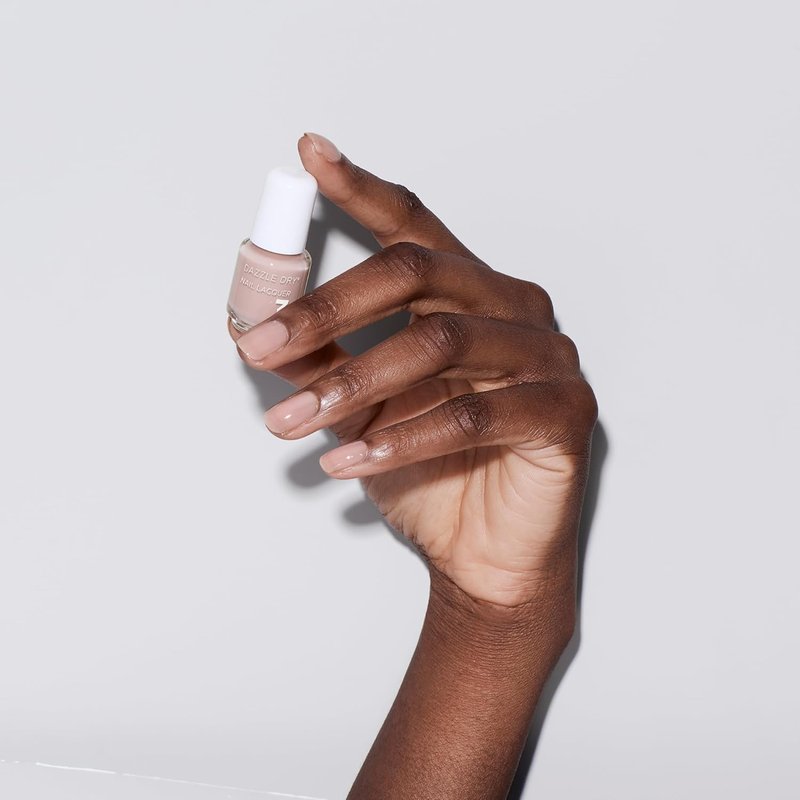 Dazzle Dry Mini Kit - 4 Step System for Perfect Manicures | Chiffon Moment - Sheer Warm Taupe (5 Piece Kit)