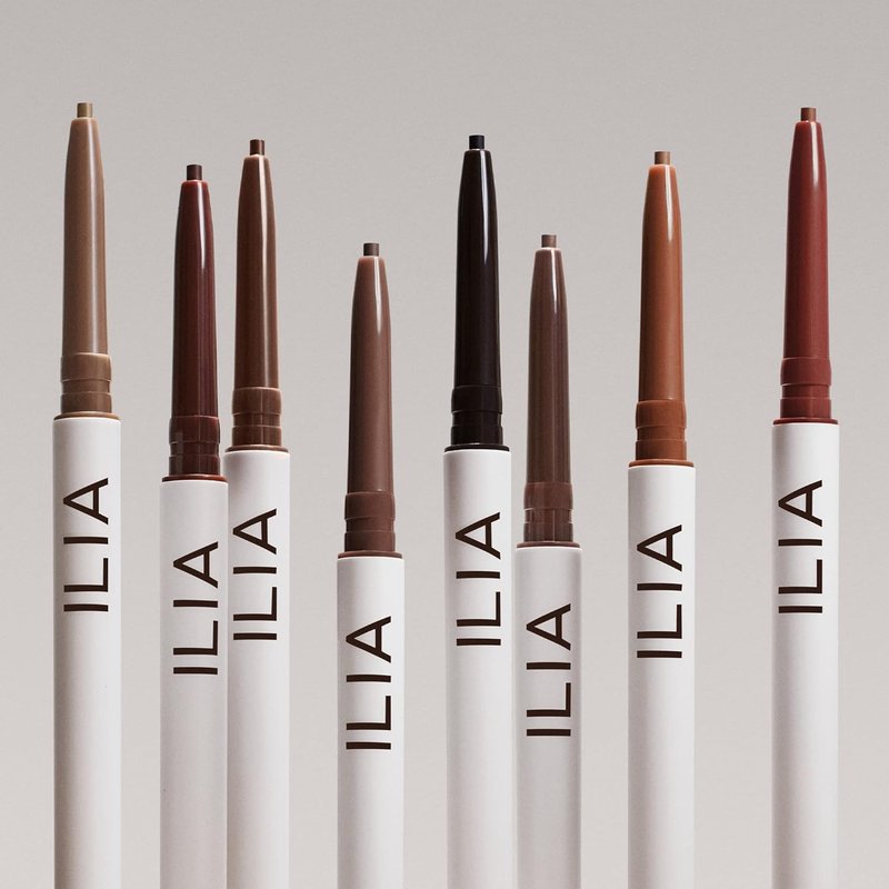 ILIA - In Full Micro-Tip Brow Pencil with Spoolie | Buildable, Fade-Resistant Formula | Vegan, Non-Toxic, Auburn