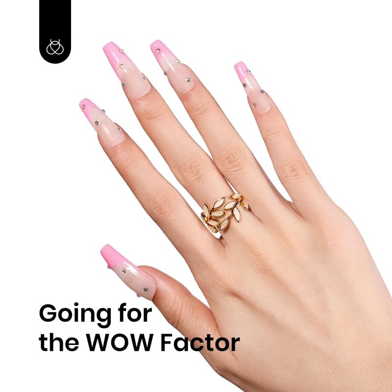Beetles Pink Gel Polish - Flamingo Feather 15ML/0.51Fl Oz, Light Pink Gel Nail Polish, Soak Off UV LED Lamp Nail Art, Long-Lasting Manicure Salon DIY Home Summer Nails