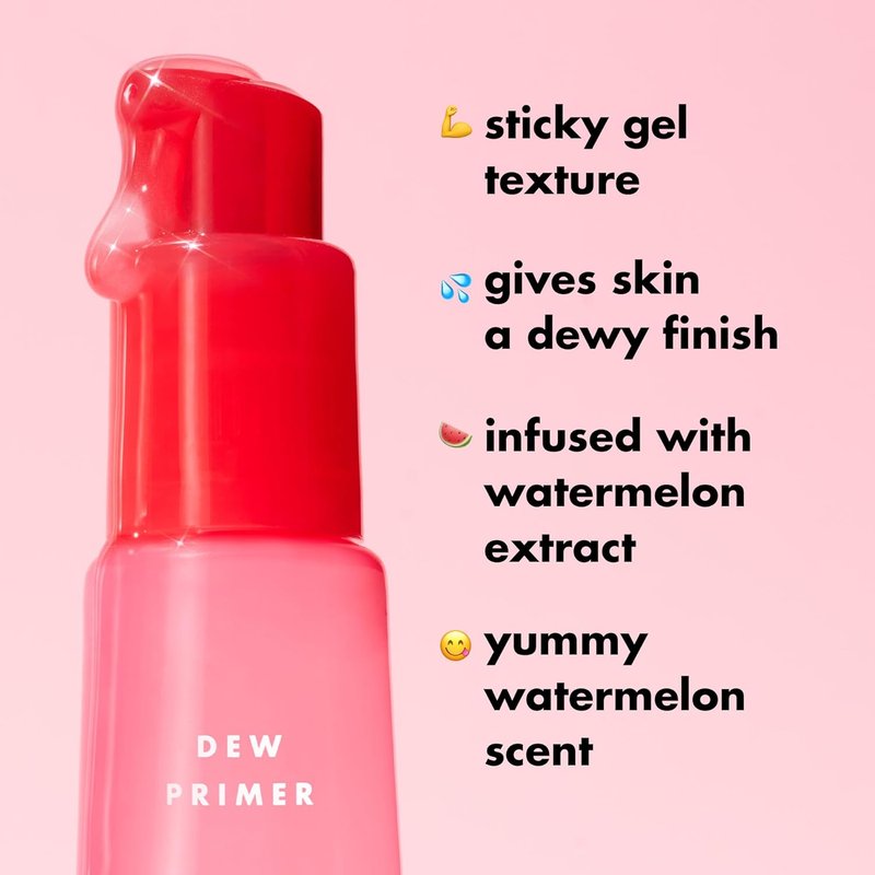 e.l.f. Jelly Pop Dew Primer - Limited Edition Translucent Face Primer for Moisturizing & Smoothing Skin | Vegan & Cruelty-Free