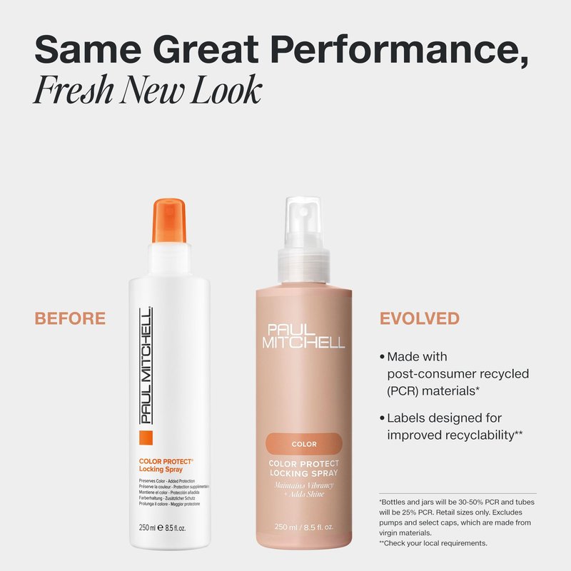 Paul Mitchell Color Protect Locking Spray, Intense Repair, For Color-Treated Hair
