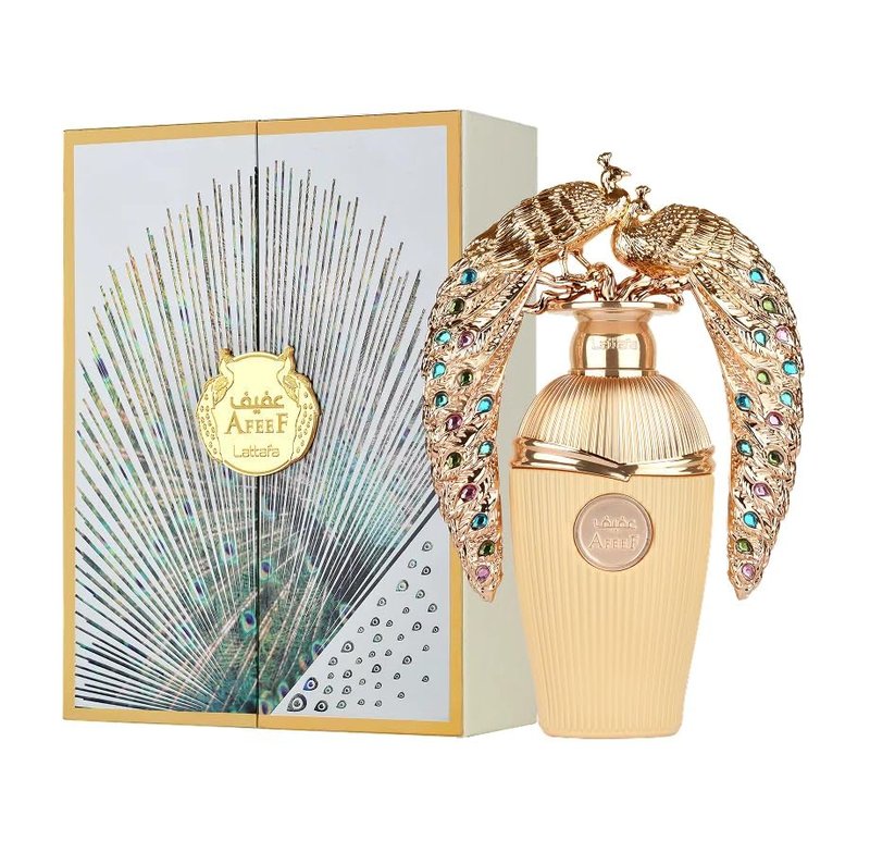 Lattafa Afeef for Unisex Eau de Parfum Spray, 3.4 Ounce / 100 Ml