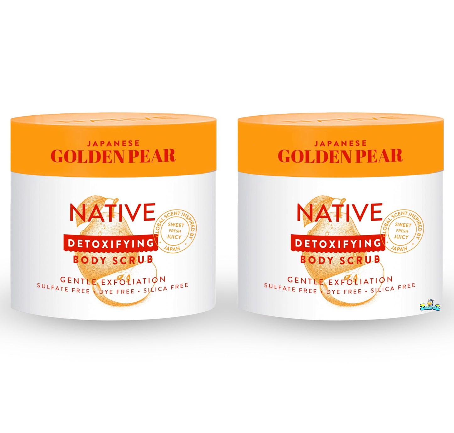 Native Passport Limited Edition Global Flavors Scrub - Japanese Golden Pear - 12oz - Pack Of 02