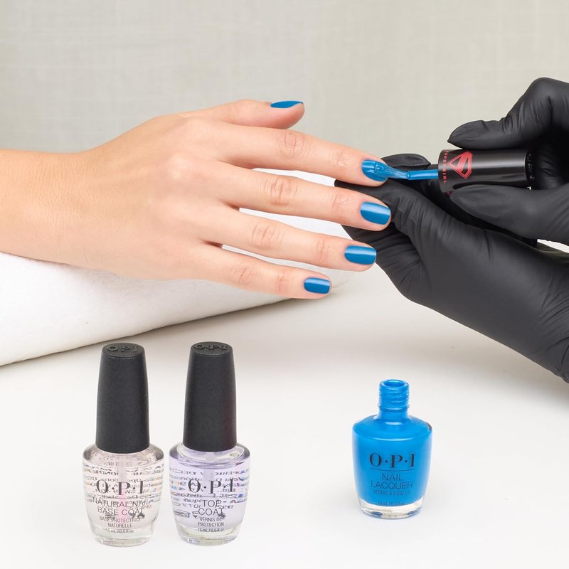 OPI Nail Lacquer - Chip Resistant Nail Polish | Fast Drying Crème, Shimmer & Glitter | Supergirl Limited Edition