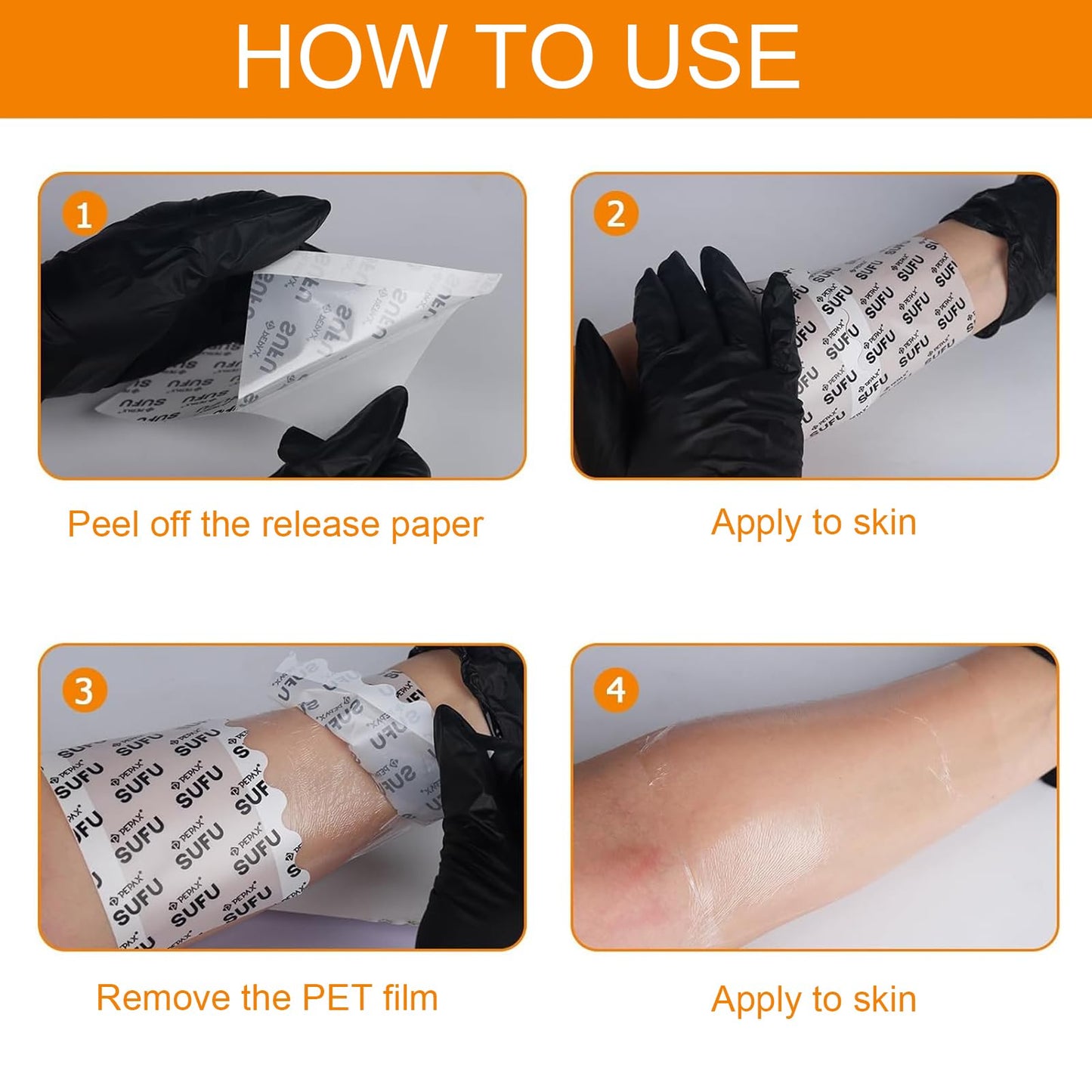Tattoo Aftercare Bandage Roll - 10.9 Yards x 3.9 Inch Waterproof Tattoo Film Recovery Second Skin - Customizable Transparent Adhesive Protective Shield Tattoo Healing Film for New Tattoos