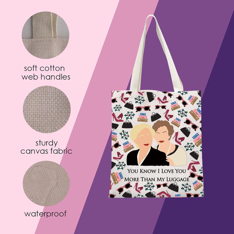 MNIGIU Steel Magnolias Gift Steel Magnolias Cosmetic Bag You Know I Love You More Than My Luggage Bag (You Know I Tote)