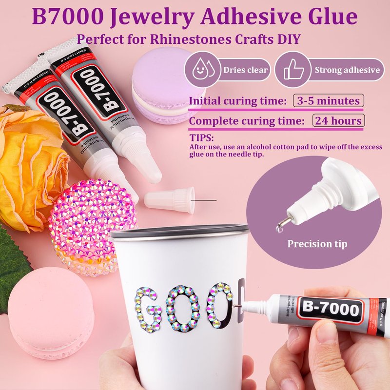 Regine Switzerland 25000Pcs Resin Rhinestones - AB Mixed Sizes 2-6mm Flatback Gems for DIY Crafts