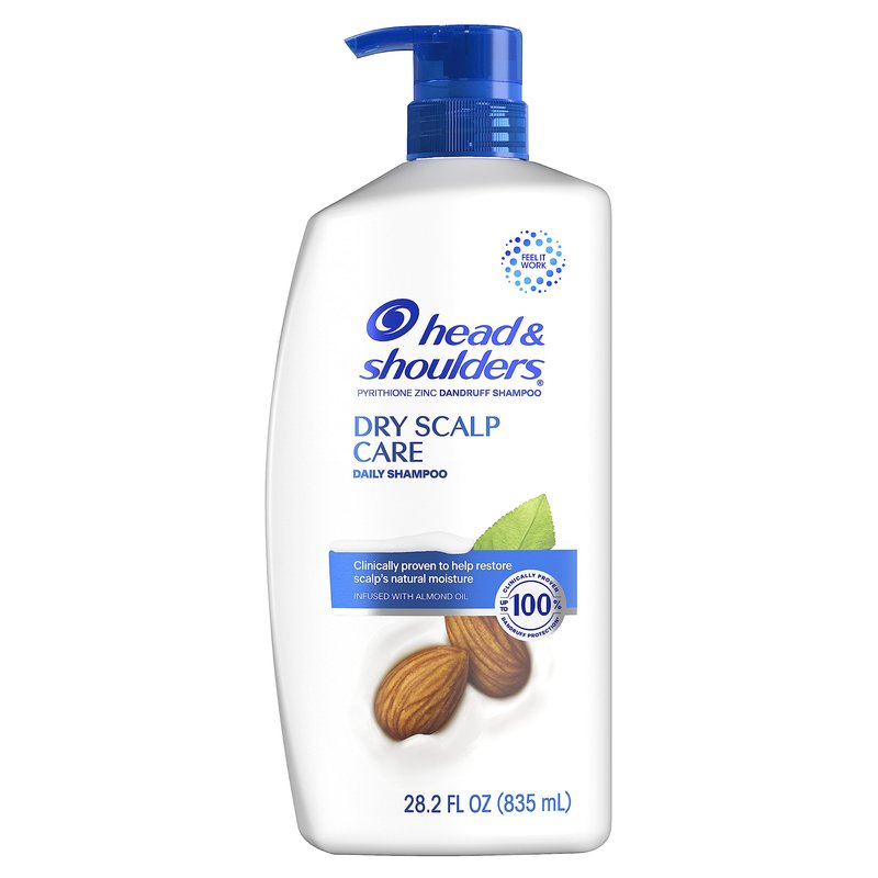 Head and Shoulders Dandruff Shampoo, Anti-Dandruff Treatment, Dry Scalp Care for Daily Use, Paraben Free, 28.2 oz