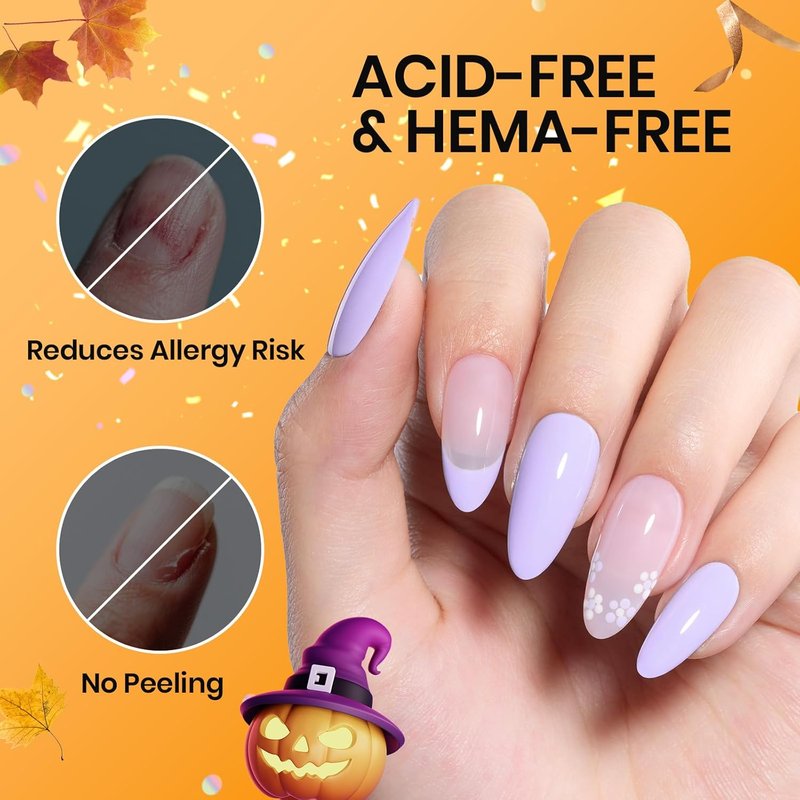 Beetles 15ml Protein Nail Prep Dehydrator and Primer Set - 2PCS Hema-Free & Acid Free Nail Bond Protein Prep Kit & 2 Pcs 15ml No Wipe Gel Top Coat and Base Coat Set - Shine Finish and Long Lasting