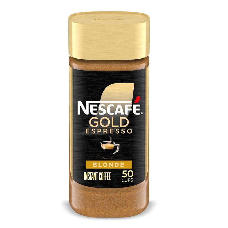 Nescafé Gold Espresso Blonde - Premium Instant Coffee - 3.5 Oz for Rich Flavor and Aroma