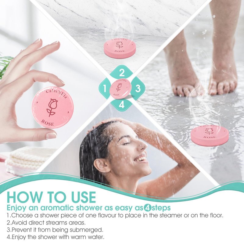30 Pack Shower Steamers for Women Gift Set, Shower Bath Bombs with 6 Scents, Self Care Gifts for Wife, Easter Basket Stuffers for Women, Mothers Day and Birthday Gift Ideas