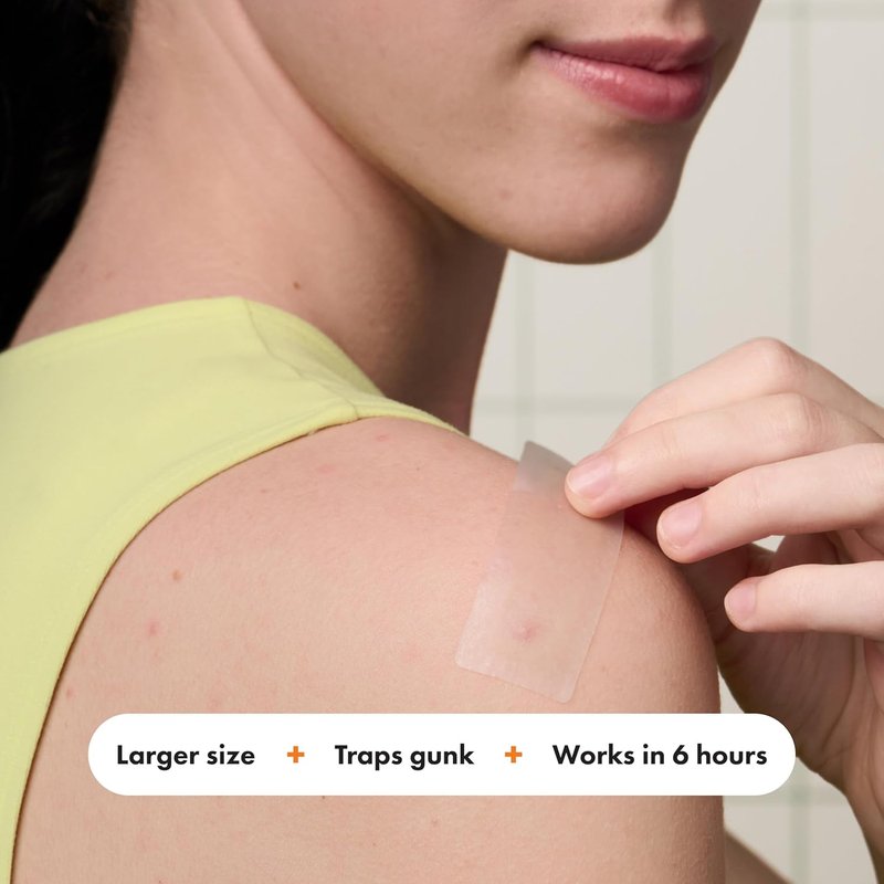 Hero Cosmetics Mighty Patch Surface Large Pimple Patches - Vegan-Friendly Acne Spot Stickers | 10 Count for Face