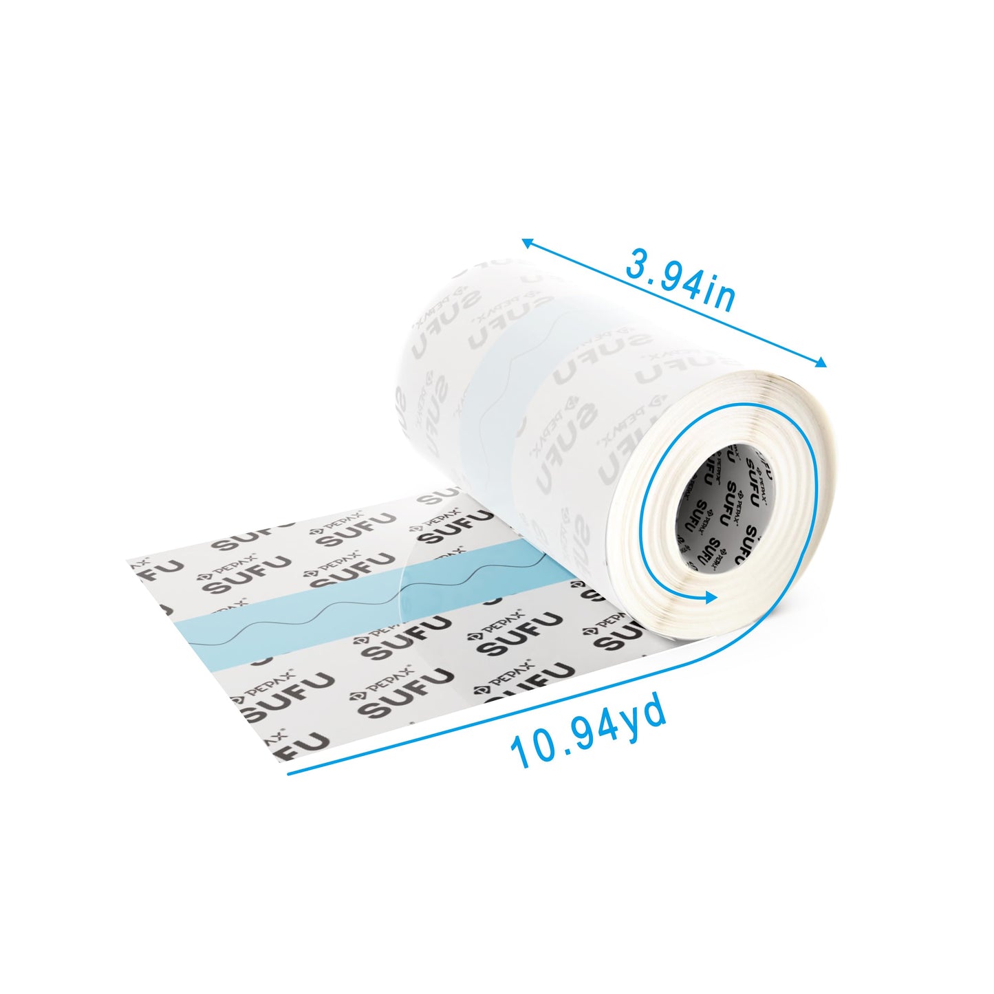 Tattoo Aftercare Bandage Roll - 10.9 Yards x 3.9 Inch Waterproof Tattoo Film Recovery Second Skin - Customizable Transparent Adhesive Protective Shield Tattoo Healing Film for New Tattoos