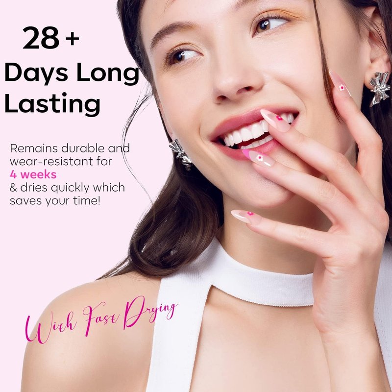 modelones Pink Gel Nail Polish Set- 6 Colors 2026 Summer Spring Pastel Hot Pink Tones Neon Milk Pink White Gel Polish Magenta Light Soft to Dark LED Nail Art for Nail Lovers Gift DIY Starter Kit