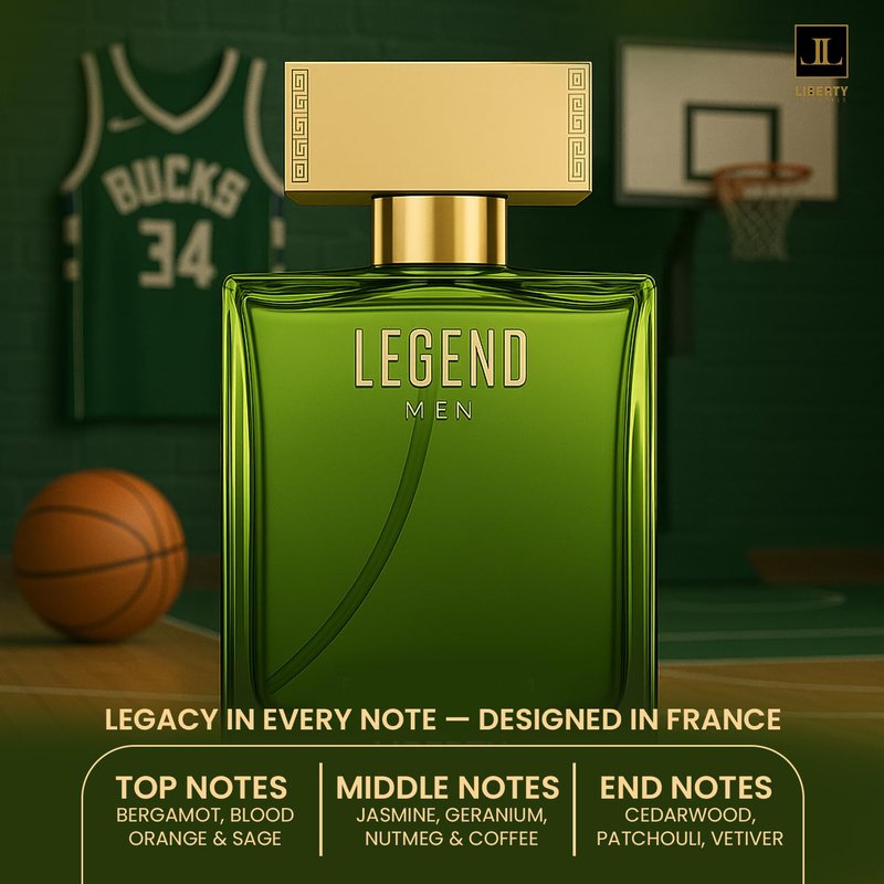 Liberty Luxury Passion Eau De Parfum for Men, Long Lasting Bold Spicy Scent Designed in France, Masculine Cologne That Draws Compliments, Perfume for mens, men's fragrances, Gift for Him 100ml 3.4Oz