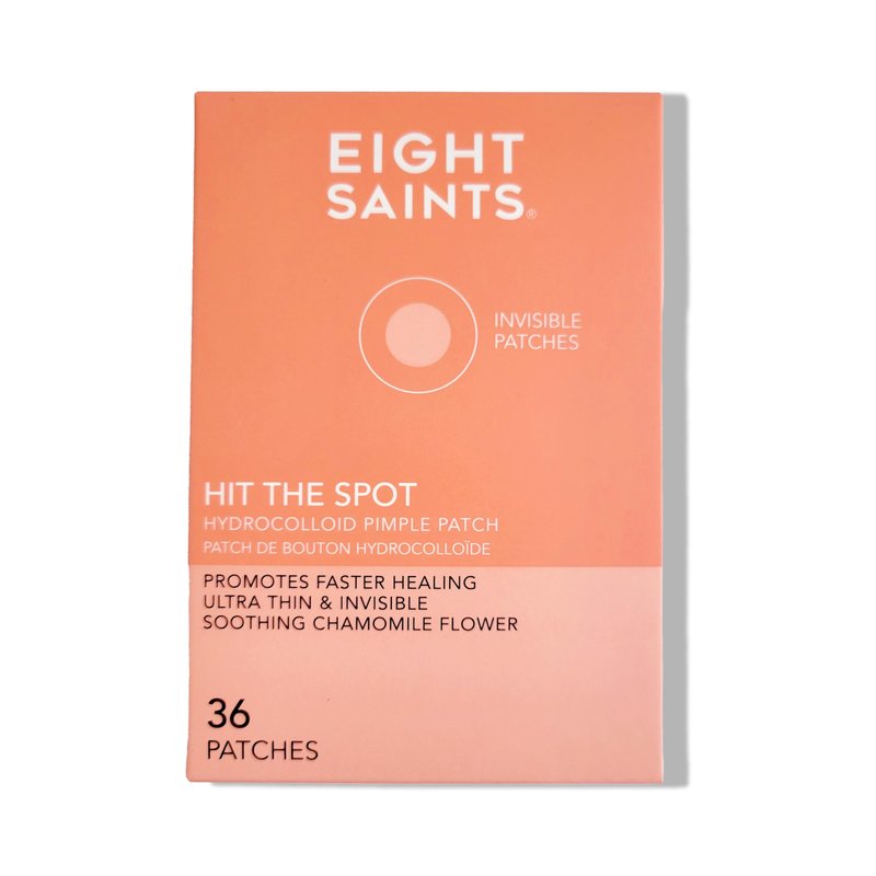 Eight Saints Hit the Spot Acne Pimple Patches For Face, Fast Zit and Blemish Reduction Patch, Ultra Thin Patches, with Hydrocolloid, Chamomile and Green Tea (36 Count)