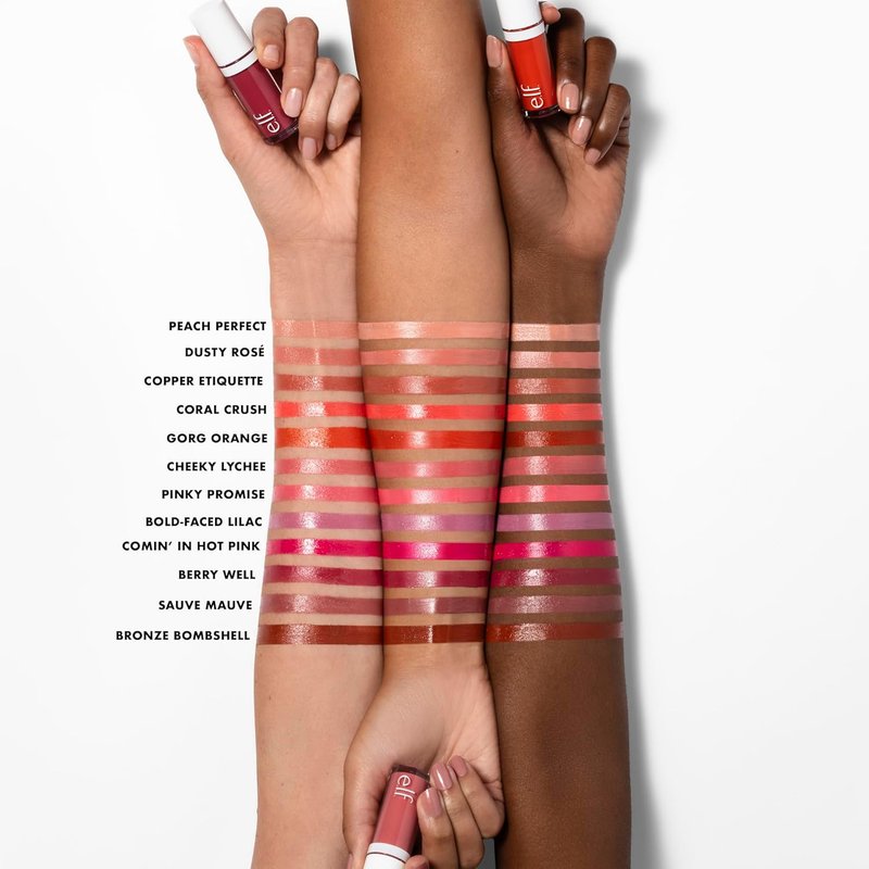 e.l.f. Camo Liquid Blush - Long-Lasting High-Pigment Color for a Soft Dewy Finish | Vegan & Cruelty-Free, Bronze Bombshell