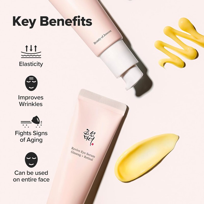 Beauty of Joseon Revive Eye Serum - Retinal & Niacinamide for Dark Circles & Puffiness | 30ml (1.01 fl. oz)