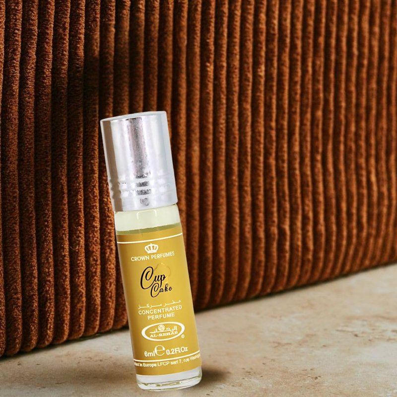 Al-Rehab Cupcake Arabian Perfume Oils for Women 6ML (0.2 OZ) Fragrance Oil with Citrus, Creamy Vanilla & Amber - Long-Lasting Concentrated Perfume Oil with a Cozy, Sweet, and Premium Fragrance