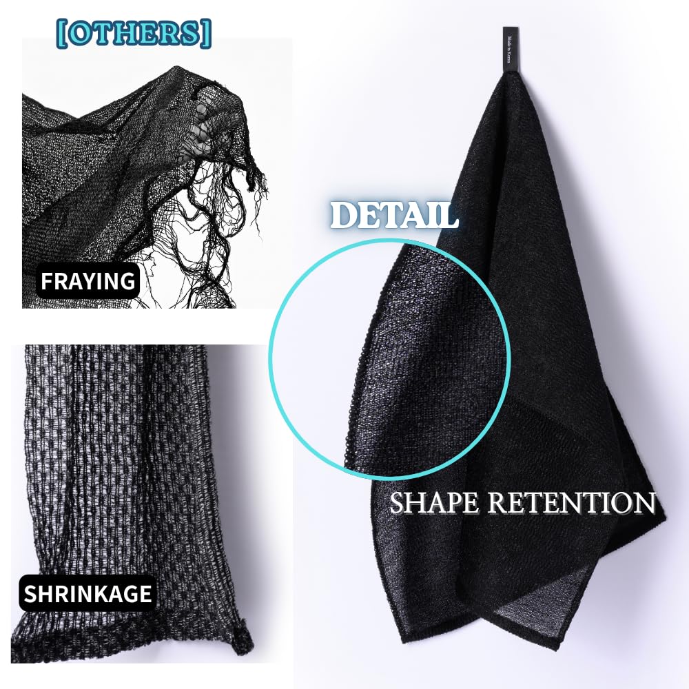 YEIPIO Premium Exfoliating Shower Towel - Extra Long Back Scrubber for Shower, Deep-Cleansing Body Scrubber Washcloth for Smooth Skin, Back Acne-Prone & Rough Skin, Quick-Drying Nylon Mesh