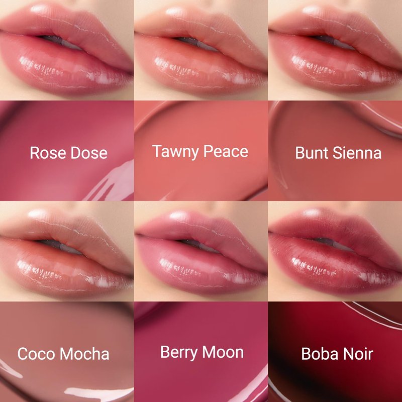 JUNG SAEM MOOL LIP-PRESSION Metal Serum Gloss | Hydrating Tinted Lip Balm with a Hygiene Precision Metal Applicator & Serum Infused Ingredients, Korean Lip Plumper Gloss (Core Drop)